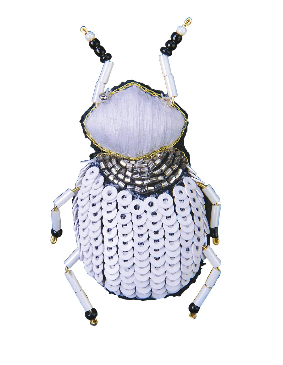 Resting Beetle Insect Brooch