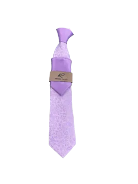 Rossi Man Purple Ties and Hanky Set