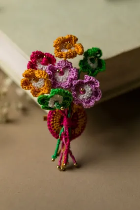 Samoolam Handmade Garden Brooch Multicolored