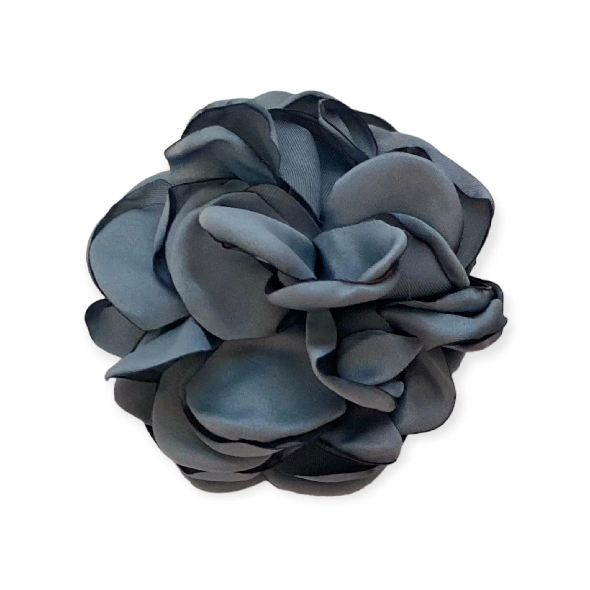 Satin Floral Lapel Pins, Brooches, Hair Accessories