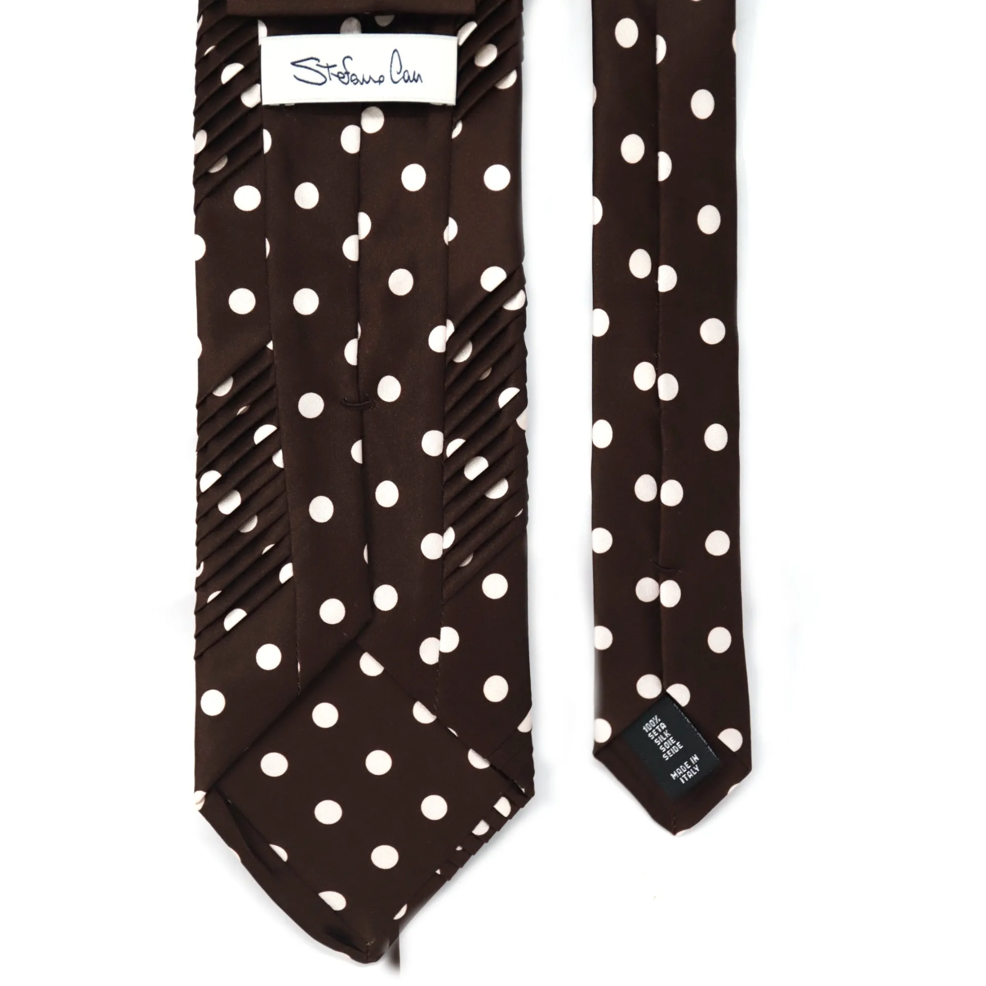 Stefano Cau Brown polka dot