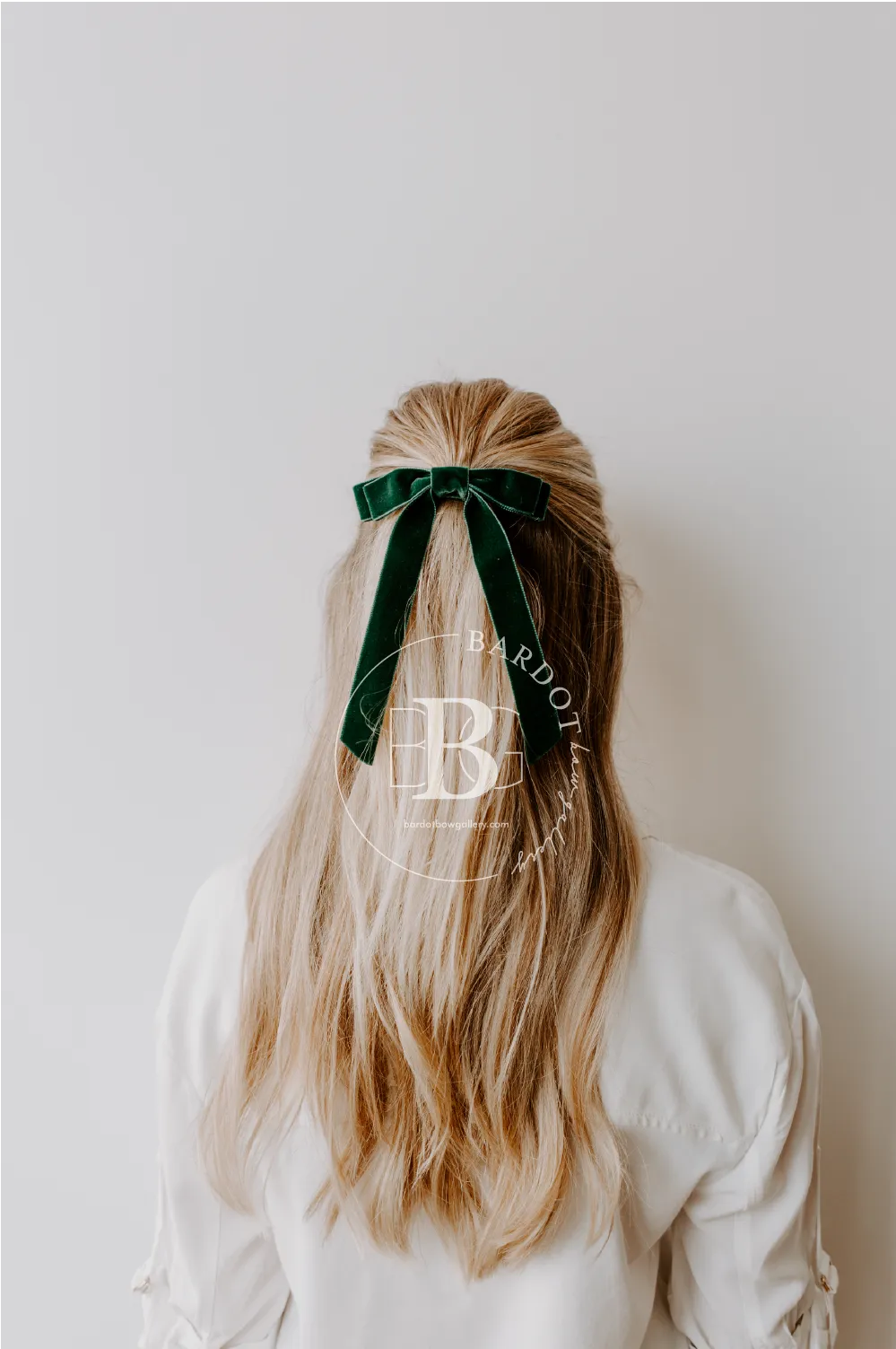 The Standard Velvet Long Bow | Upscale Bows for Women | Standard Bow with Tails | Luxury Designer Hair Bows | Made to Order