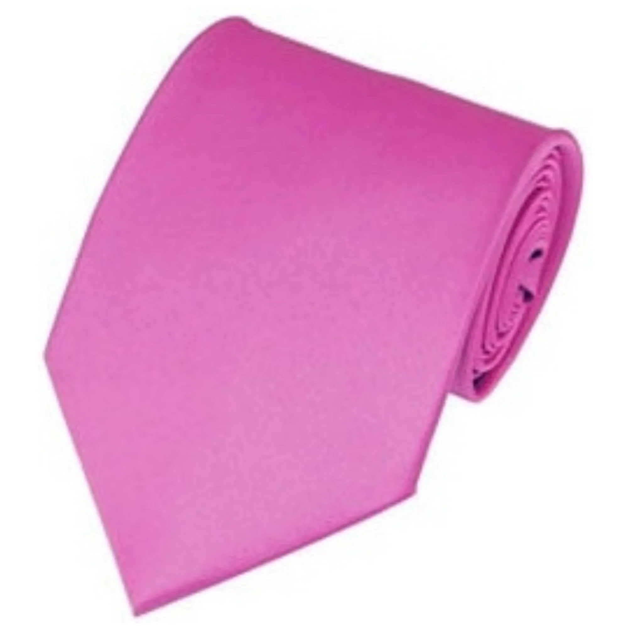 TheDapperTie Solid Color 3.5 Inch Wide And 62 Inch Extra Long Necktie For Big & Tall Men