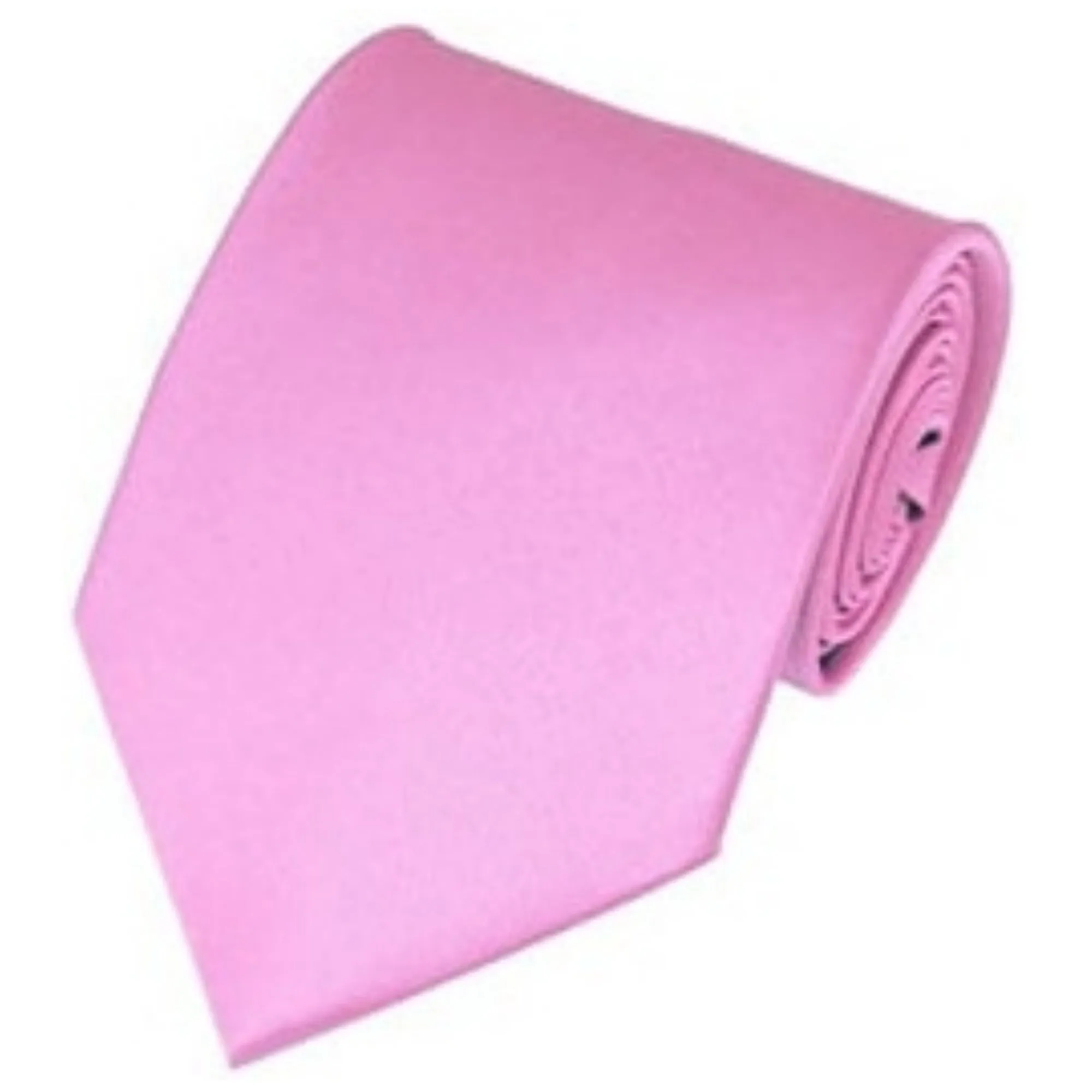 TheDapperTie Solid Color 3.5 Inch Wide And 62 Inch Extra Long Necktie For Big & Tall Men