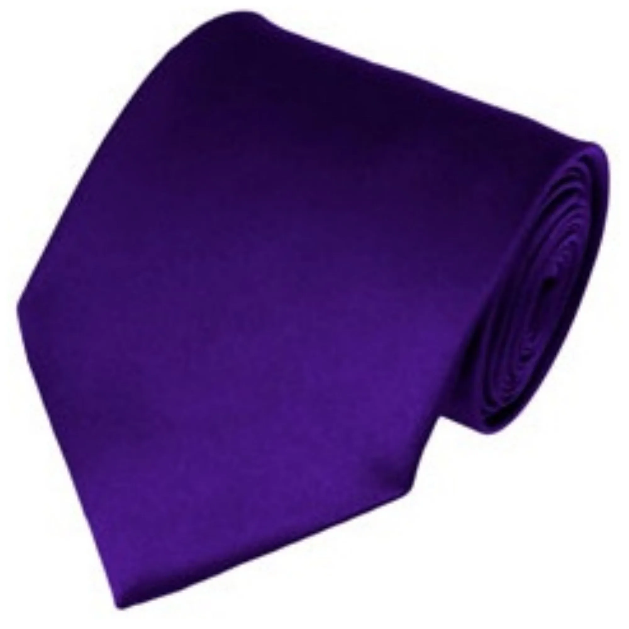 TheDapperTie Solid Color 3.5 Inch Wide And 62 Inch Extra Long Necktie For Big & Tall Men