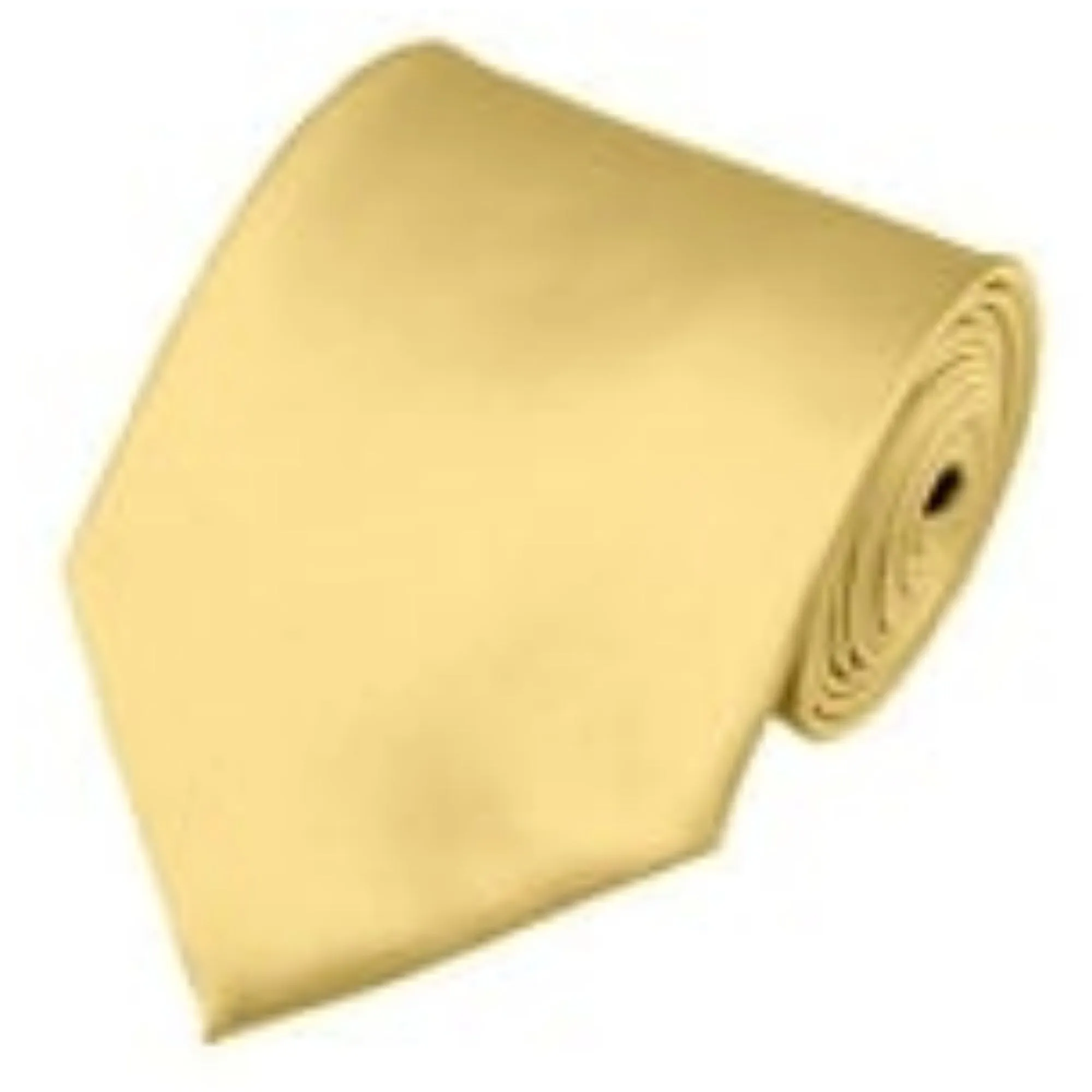 TheDapperTie Solid Color 3.5 Inch Wide And 62 Inch Extra Long Necktie For Big & Tall Men