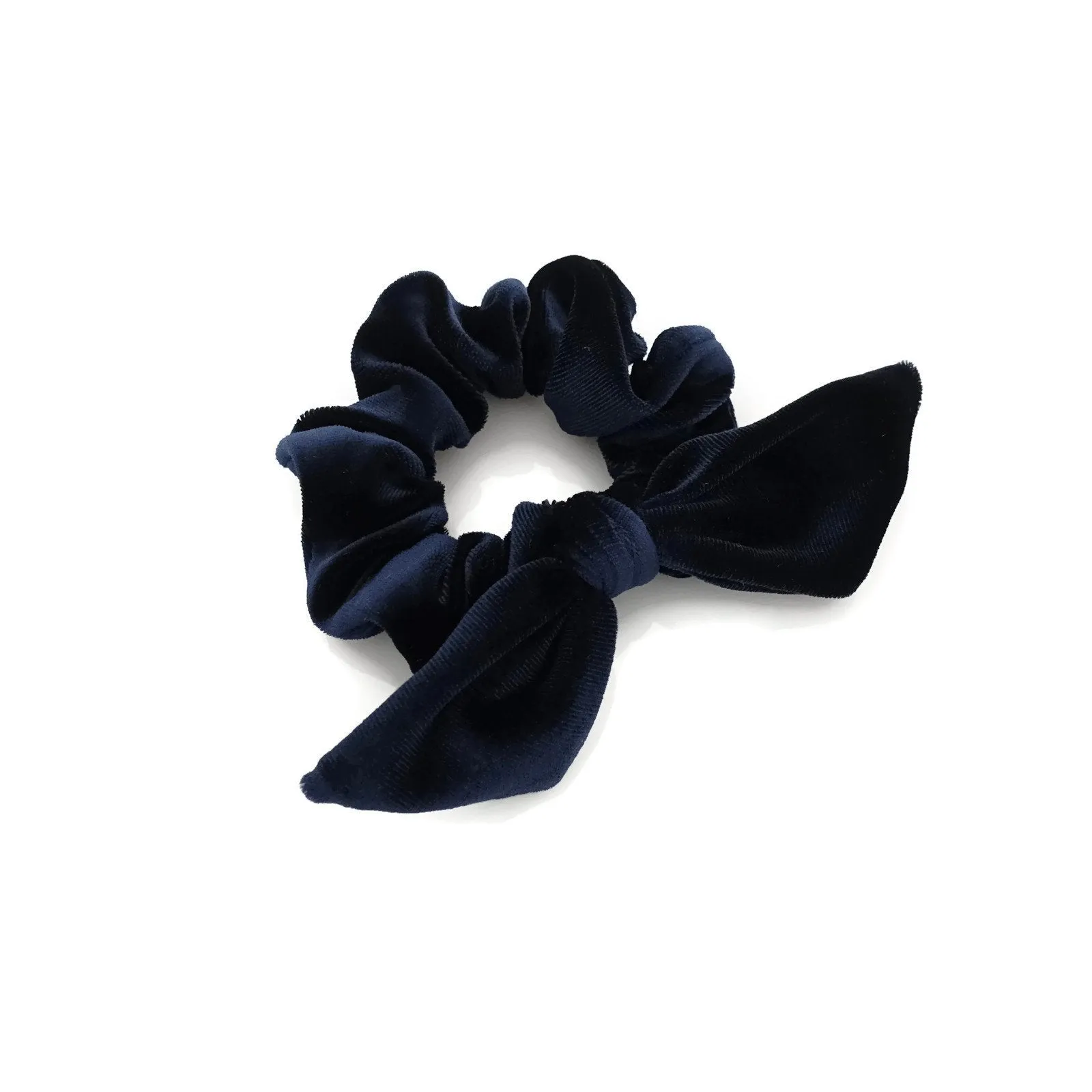 velvet bow knot scrunchies cute solid velvet scrunchy with hair bow women hair accessory