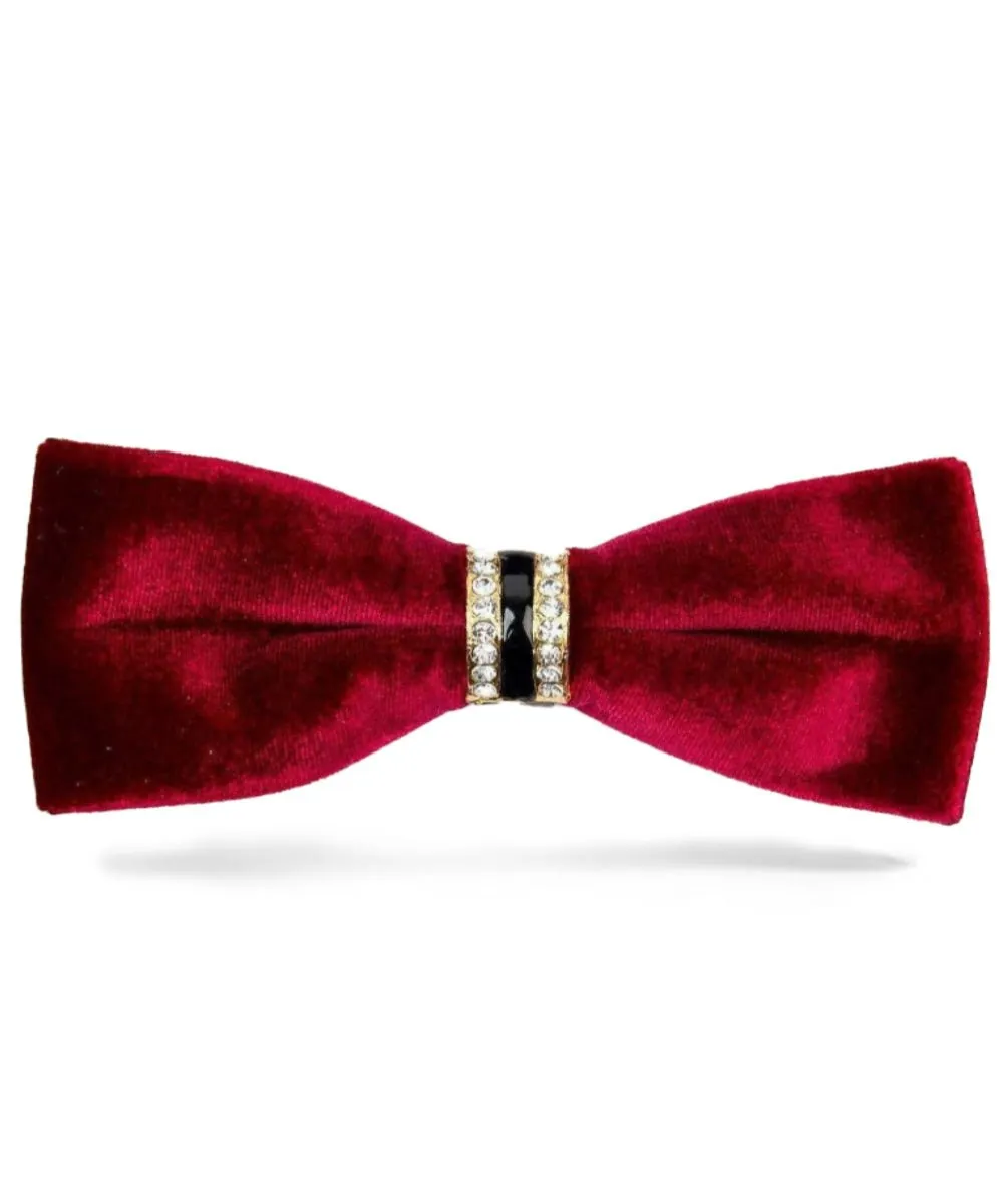 Vittorio Farina Velvet Bow Tie in Gift Box