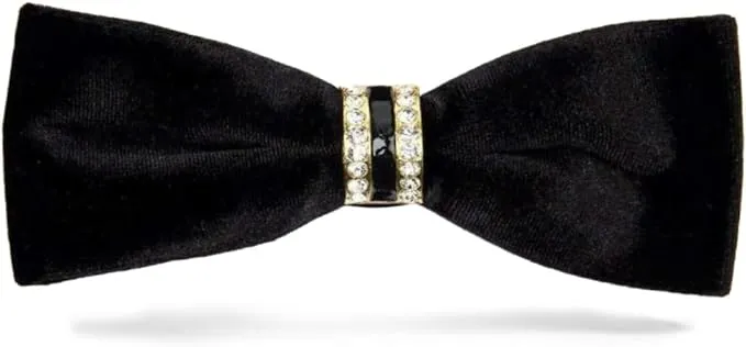 Vittorio Farina Velvet Bow Tie in Gift Box