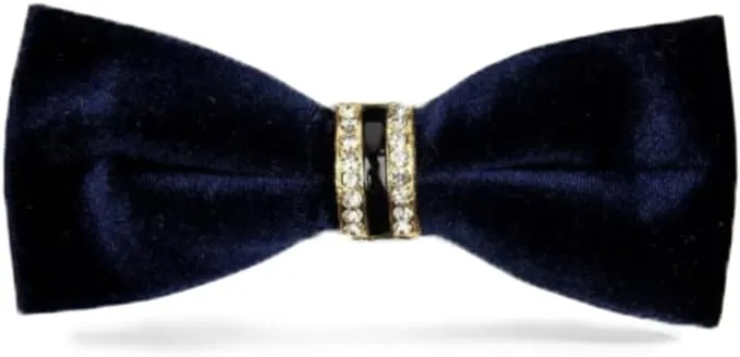 Vittorio Farina Velvet Bow Tie in Gift Box